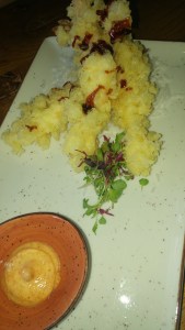 Prawn tempura at Cowfish
