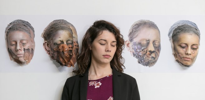 Kelly Crouse with Medication