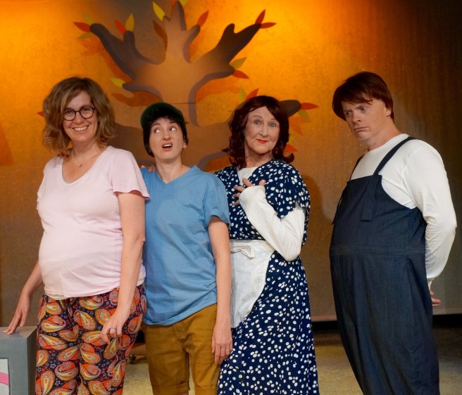 Boy director Jenine Collocott, Taryn Bennett, Toni Morkel and James Cairns