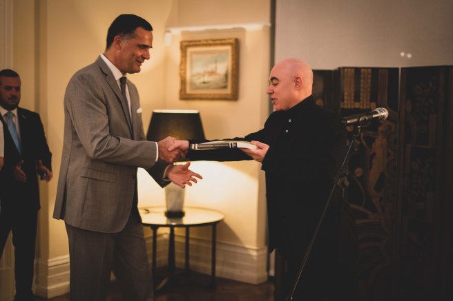 Nataniel and French Ambassador