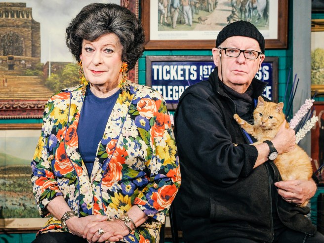 Tannie Evita and Pieter Dirk Uys photo by Stefan Hunter