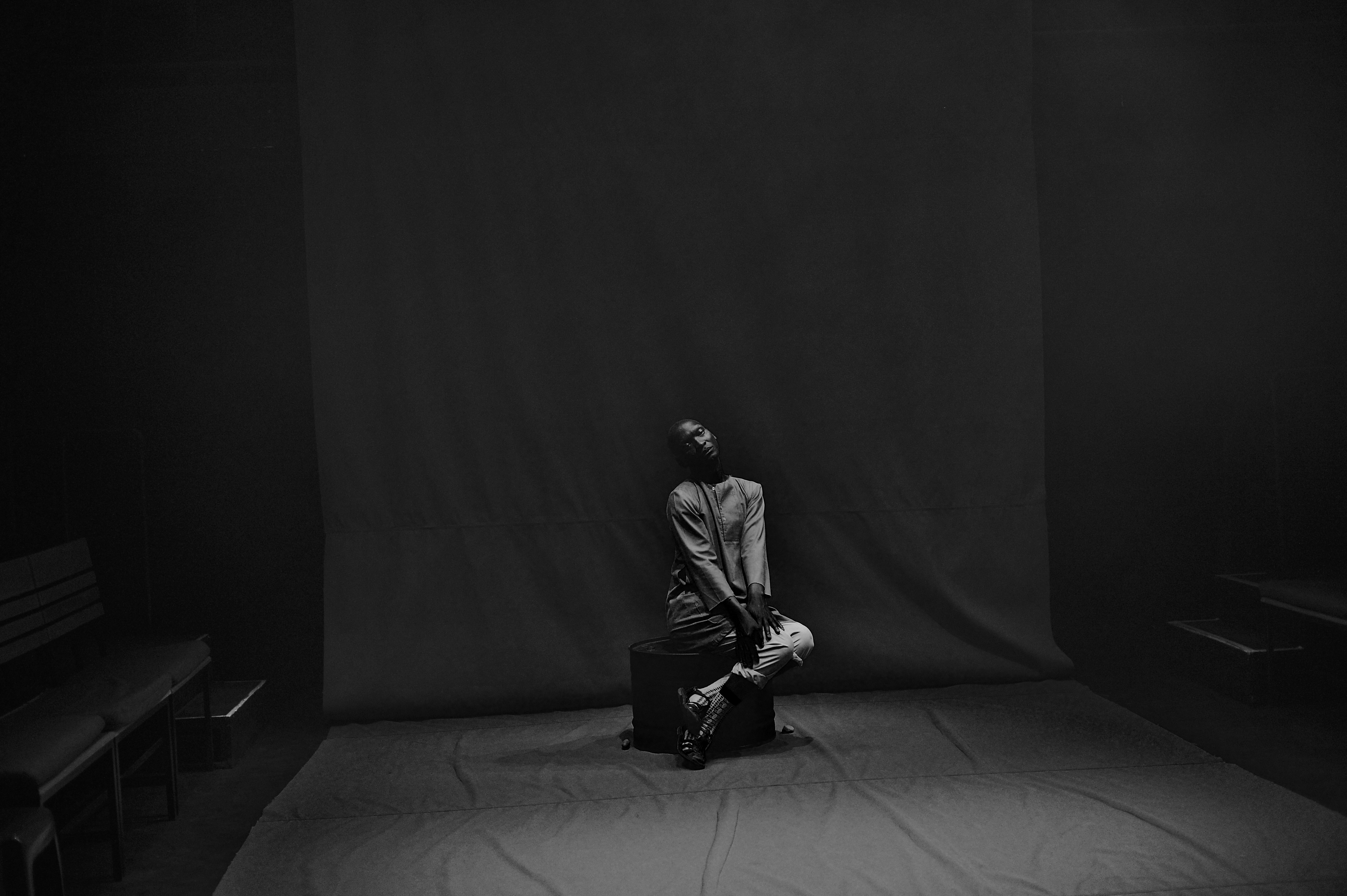 Warreen Masemola in contemplation
