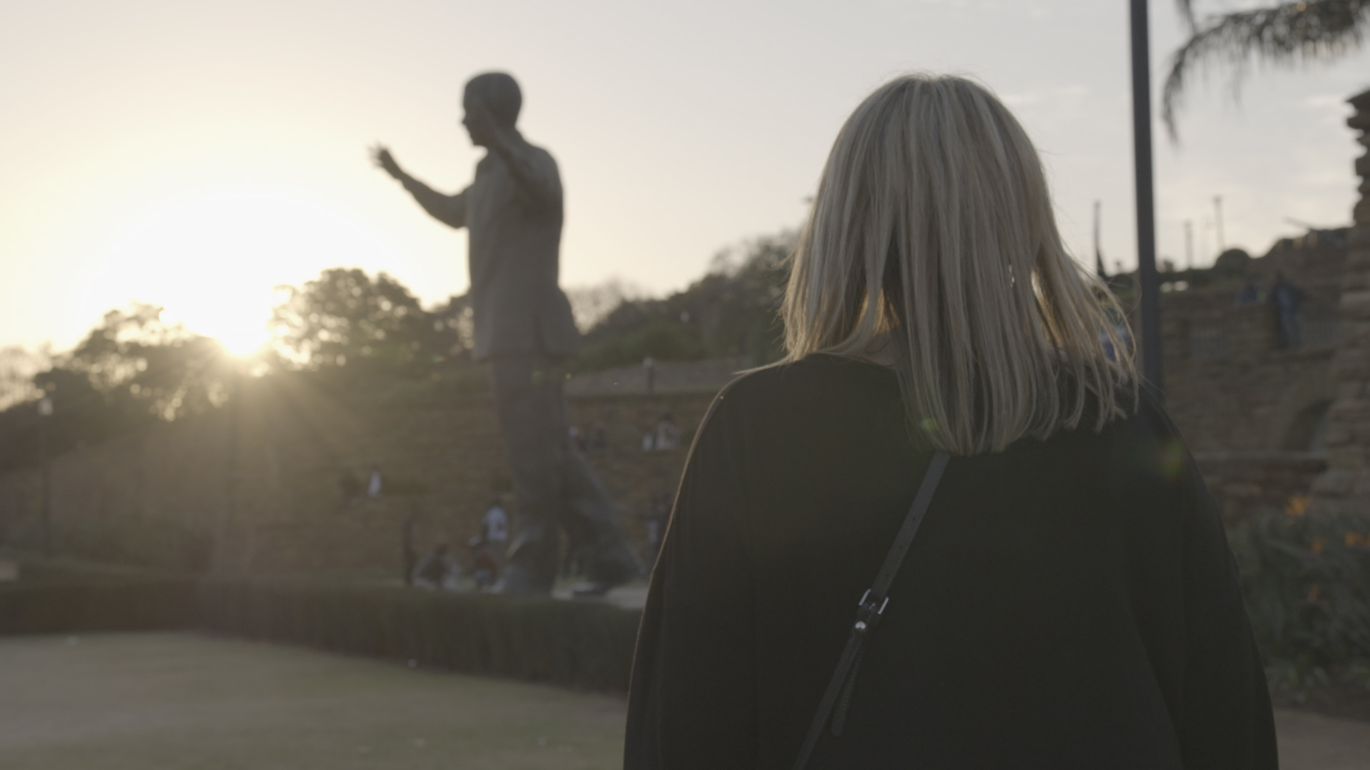 Zelda at Union Building's Nelson Mandela