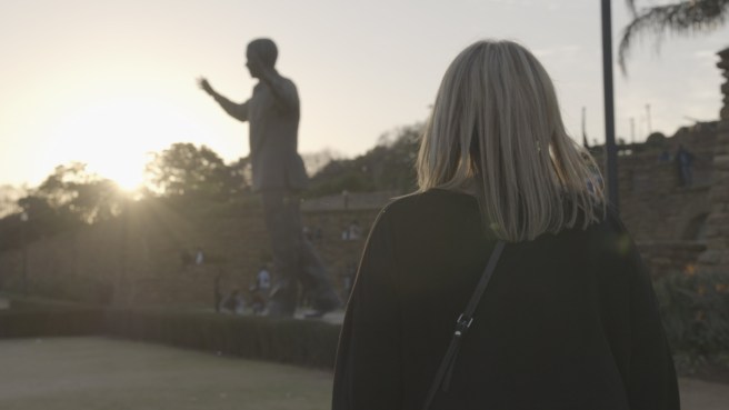 Zelda at Union Building's Nelson Mandela
