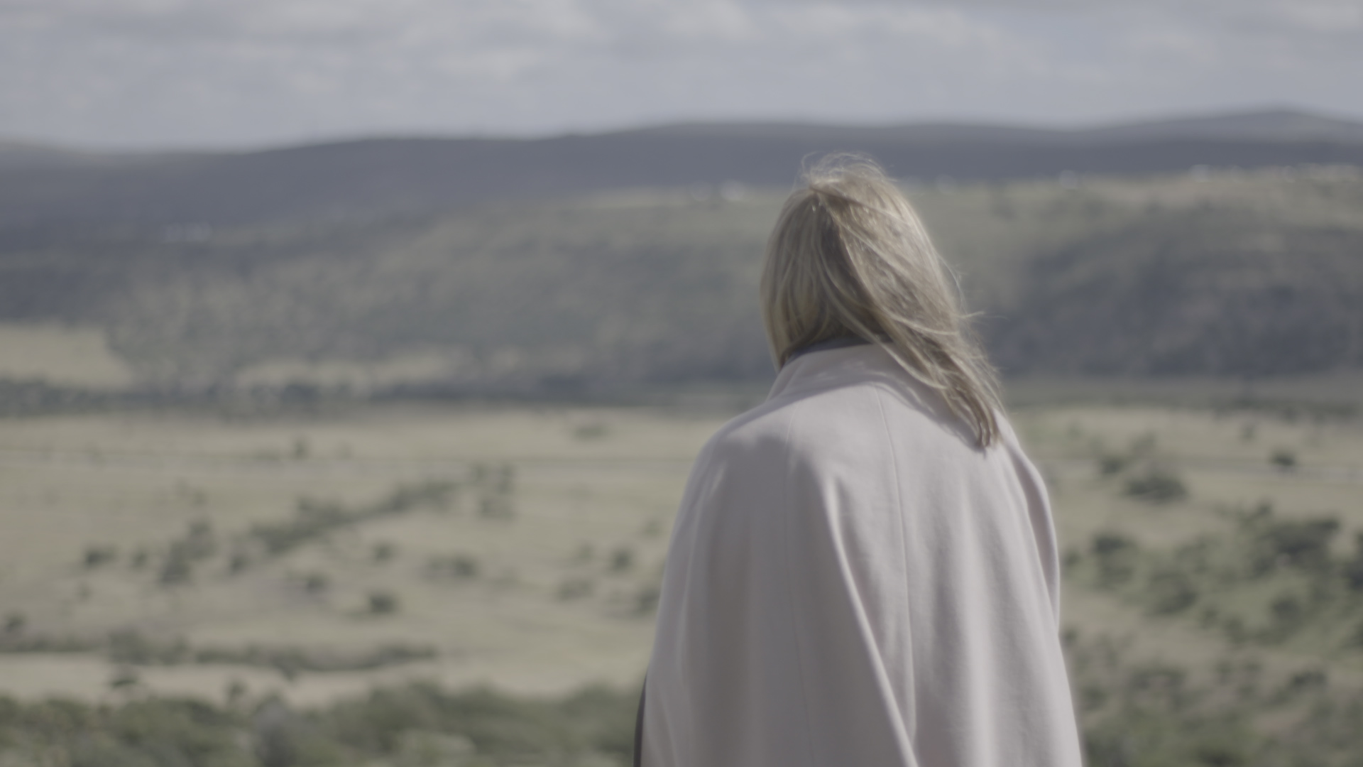 Zelda looking at the hills and valleys Mandela loved