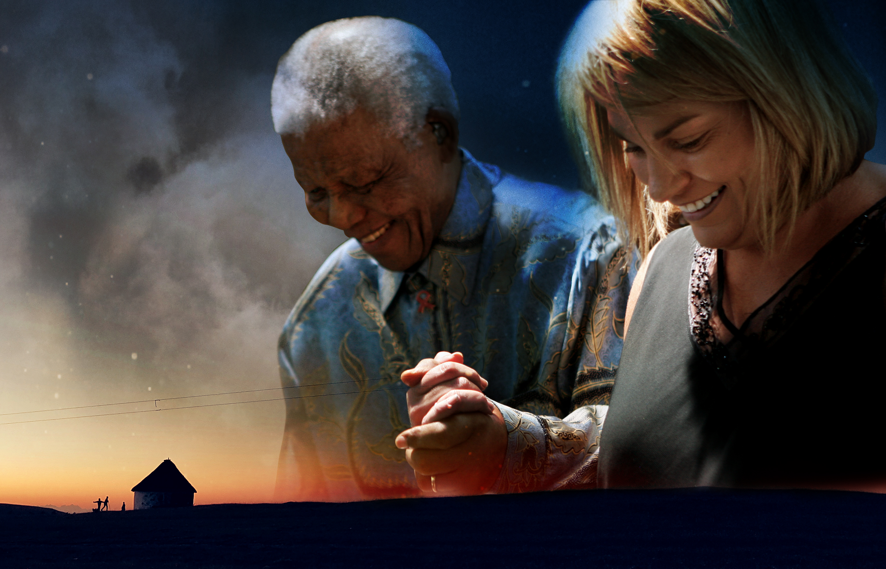 Zelda with Nelson Mandela